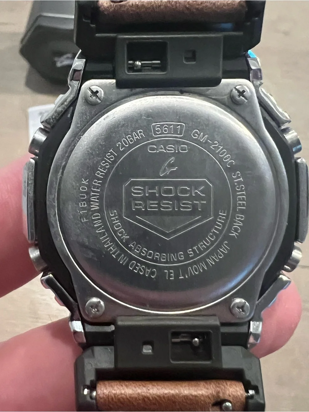 G-Shock GM2100C-5A Silver Bezel Watch